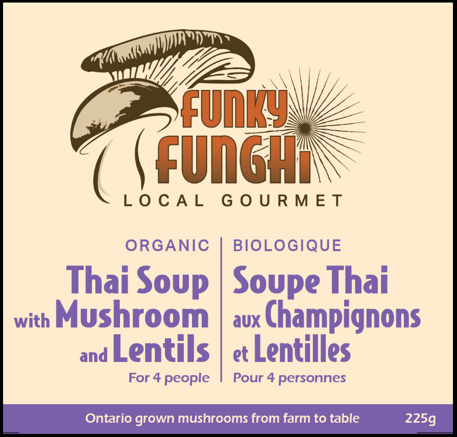 Thai Soup With Mushrooms & Lentils