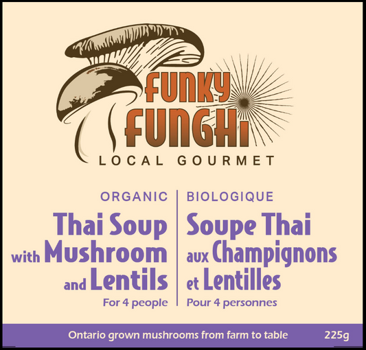 Thai Soup With Mushrooms & Lentils